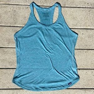 Patagonia blue tanktop
